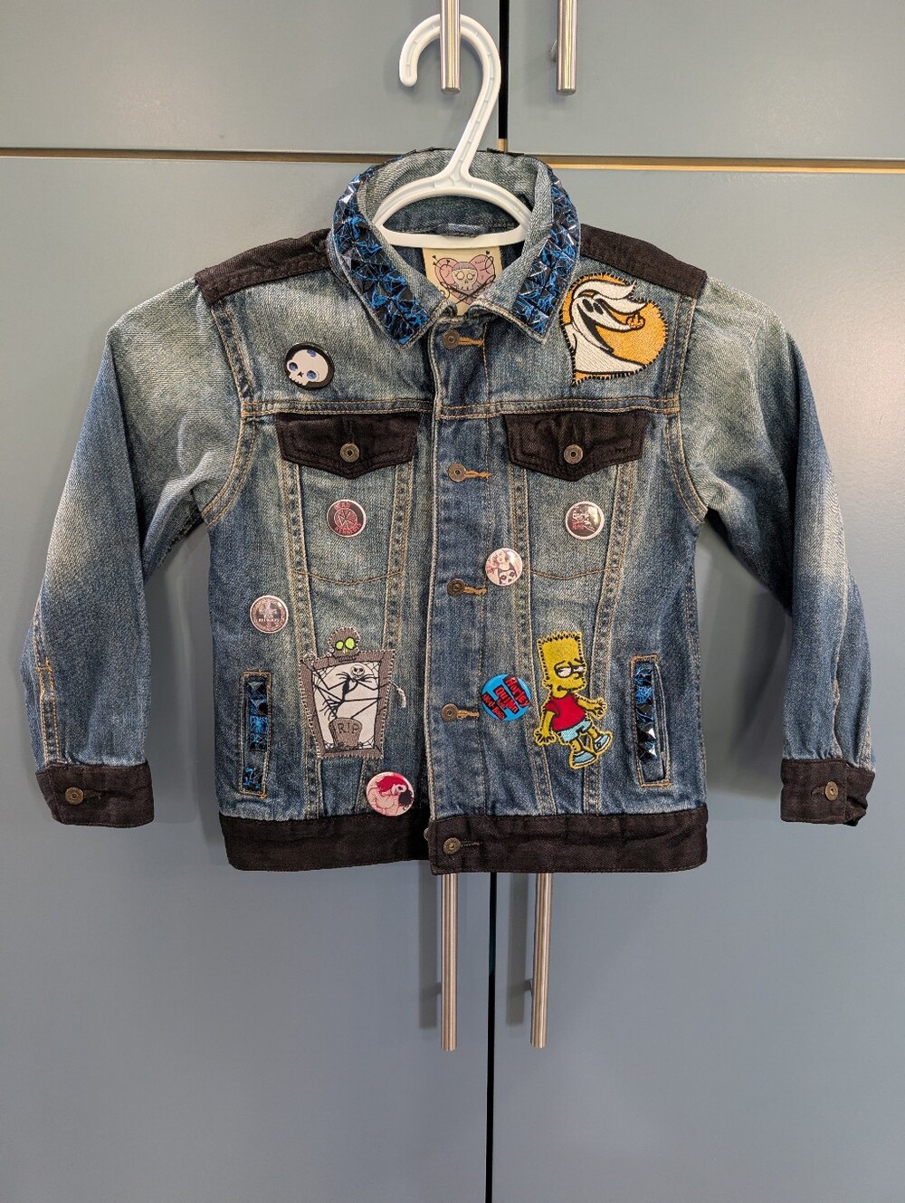 Handmade Children's Punk/Grunge/Alternative Jean Jacket